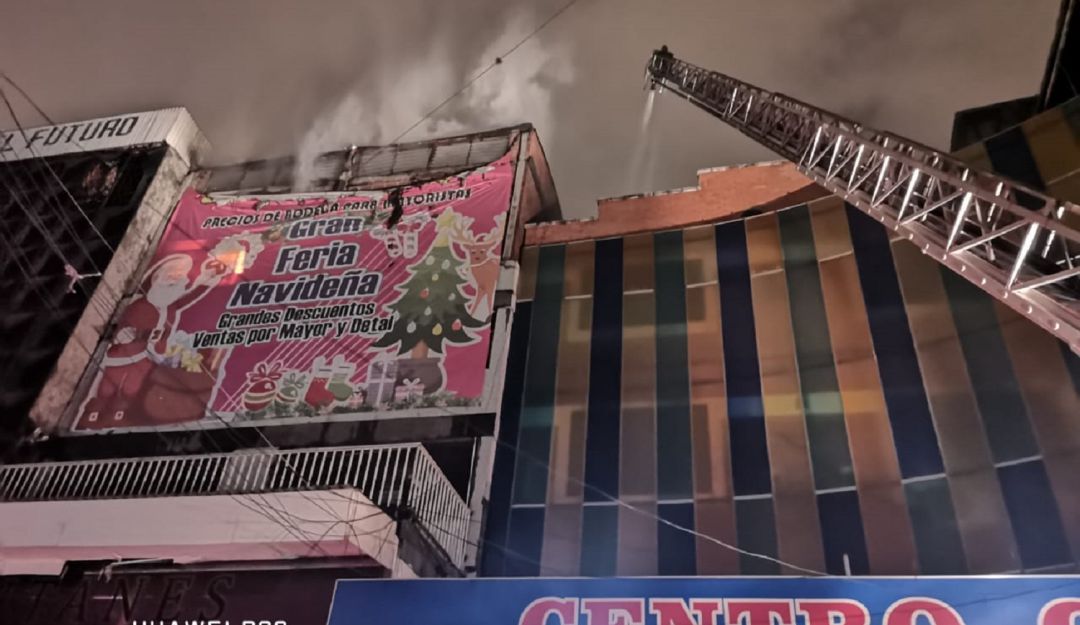Incendio el centro de Cali: Incendio en el centro de Cali, consumió locales y bodegas comerciales