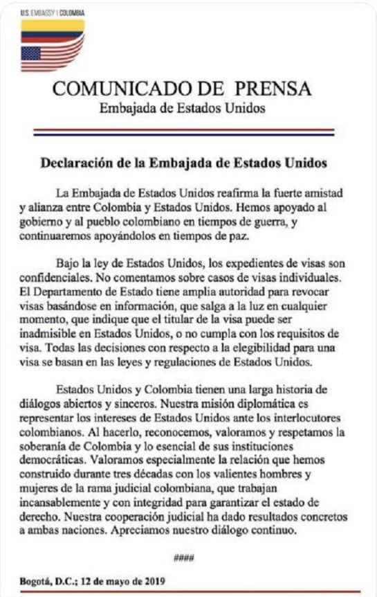 Visas Magistrados: “Departamento de Estado tiene amplia autoridad para revocar visas”: EE.UU. Visas Magistrados: “Departamento de Estado tiene amplia autoridad para revocar visas”: EE.UU.