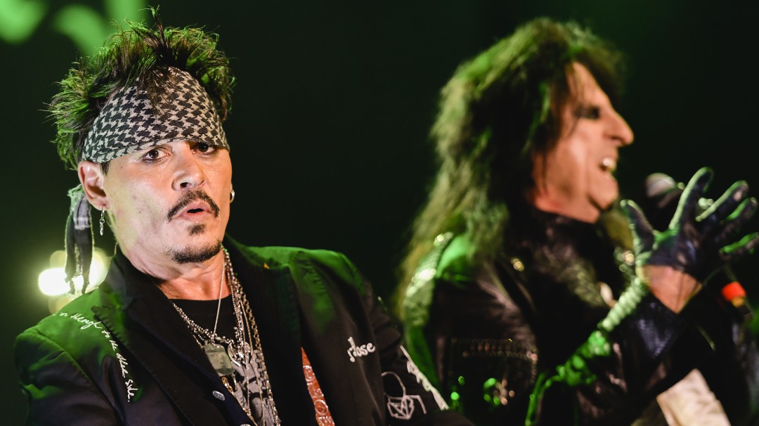 Johnny Depp regresa a los escenarios junto a ‘Hollywood Vampires’