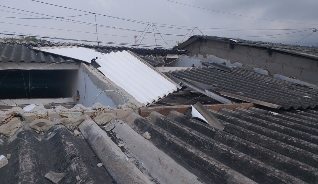 11 viviendas resultaron destechadas por vendaval en Malambo, Atlántico