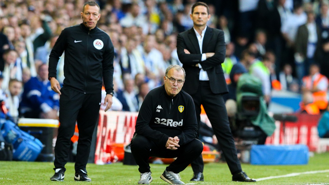 El Leeds de Bielsa cayó ante el Derby County de Lampard