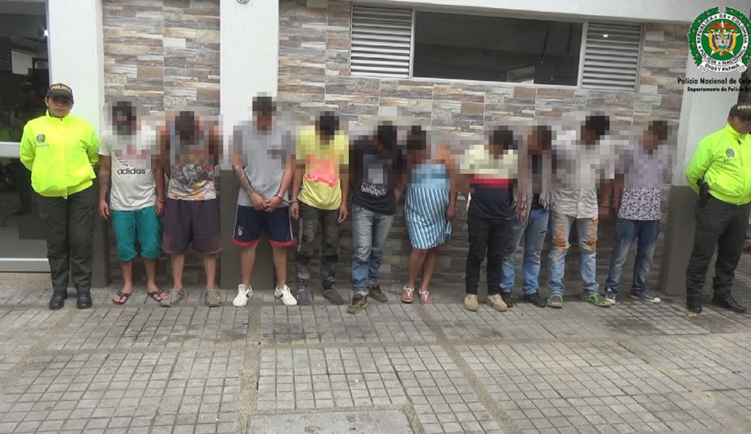 Los detenidos fueron trasladados a Ibagué para ser presentados ante un juez.