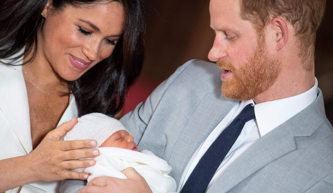 Los duques de sussex y su hijo.
