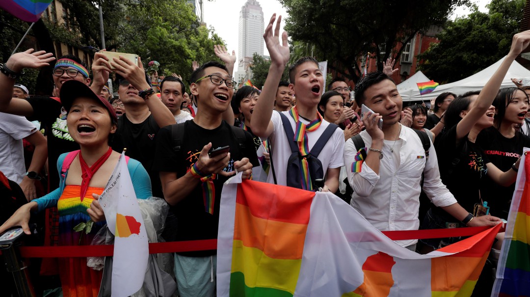 Taiwán, el primer país asiático en legalizar el matrimonio gay
