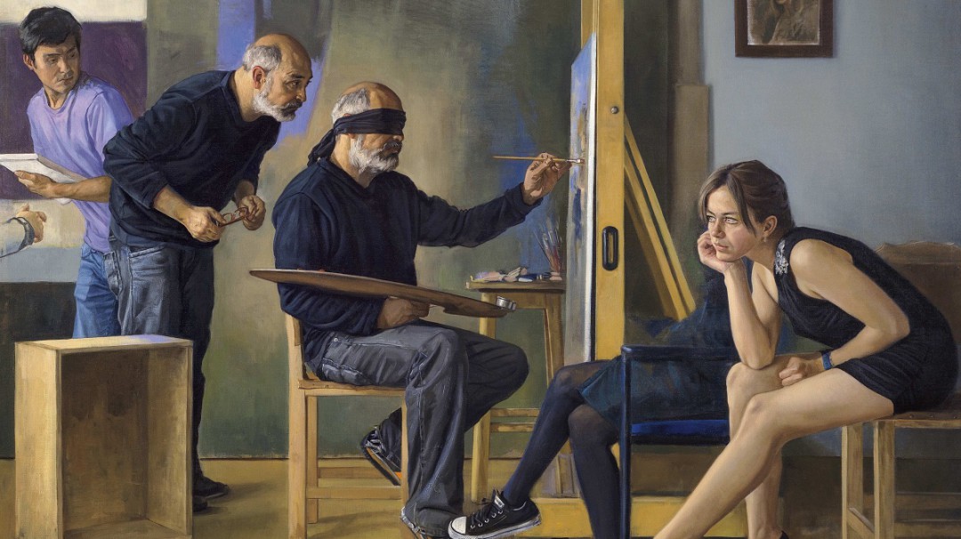 Siete pinturas del colombiano Darío Ortiz en la Bienal de Venecia