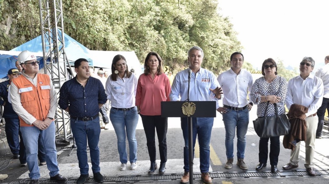 Gobierno inauguró la vía 'Circunvalar Galeras' en el departamento de Nariño