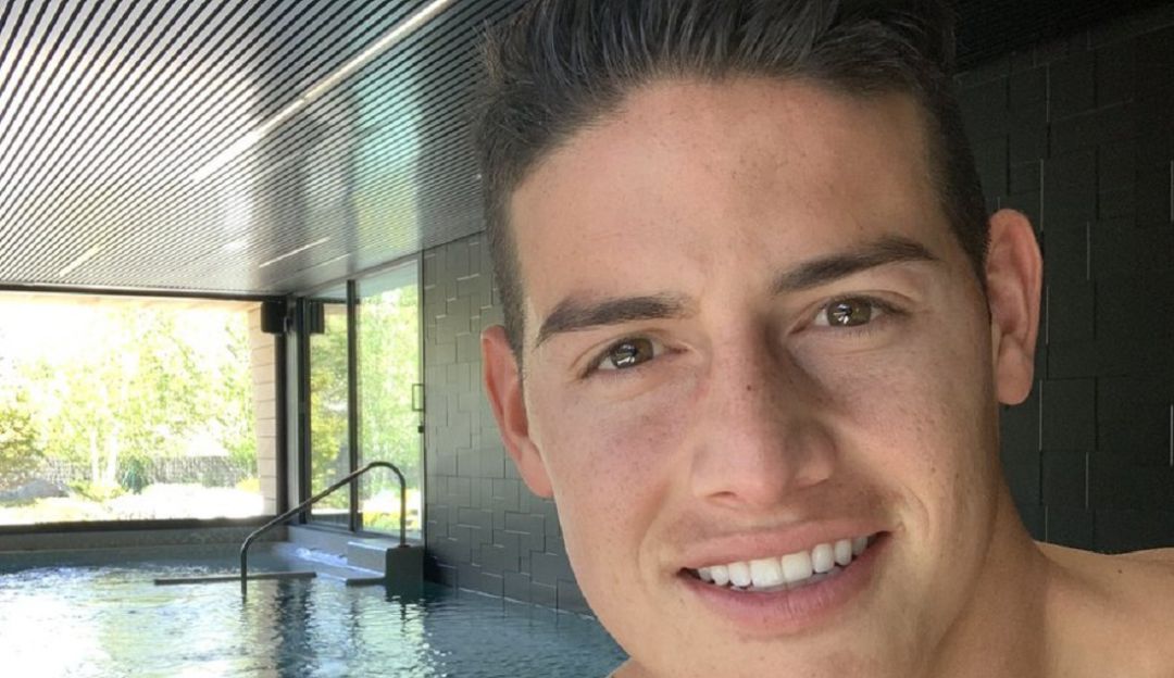 James Rodríguez campeón: La foto de James Rodríguez que deja mucho a la imaginación