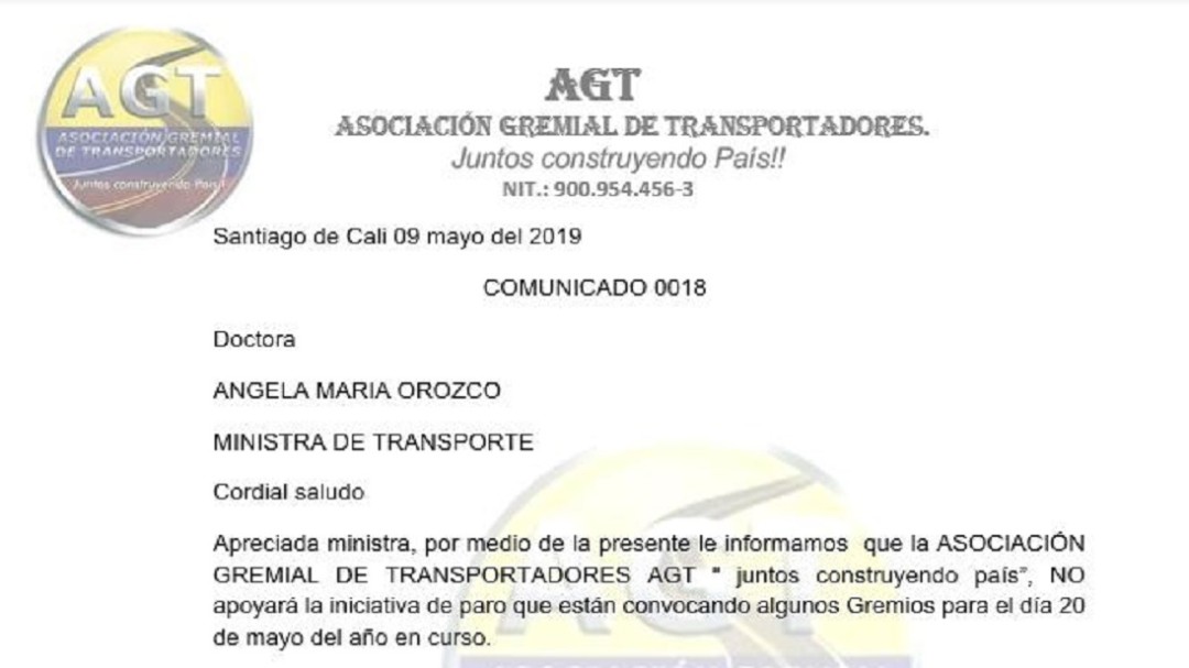 "No llegarán camioneros venezolanos a trabajar en Colombia"