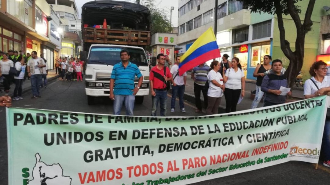 Colegios sin clases por paro de docentes