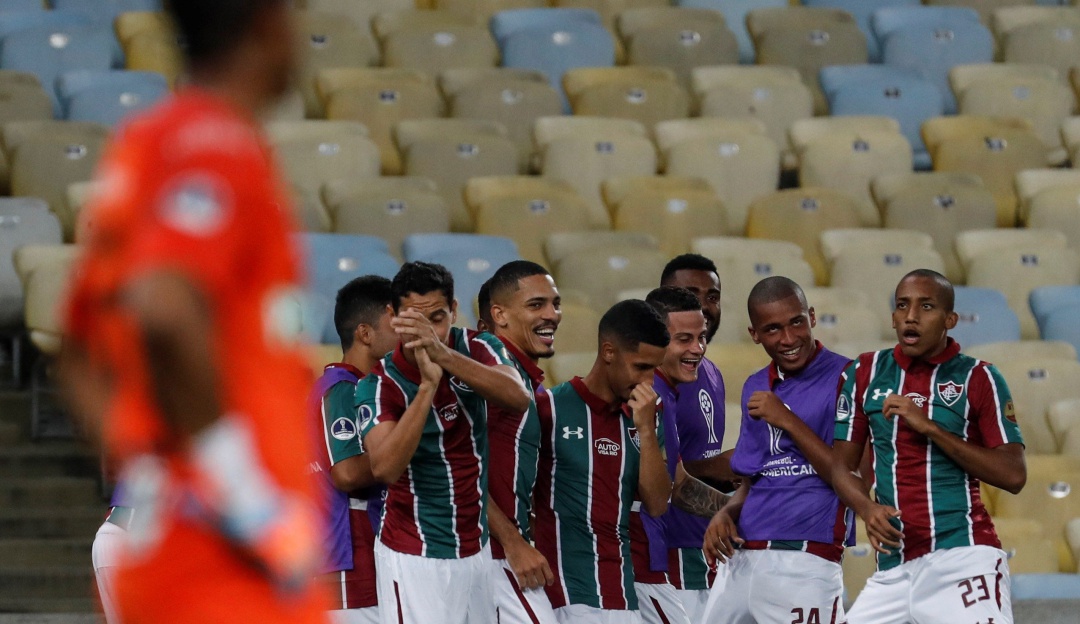 Fluminense Atlético Nacional Copa Sudamericana: Baile: Fluminense goleó a Nacional por la Copa Sudamericana