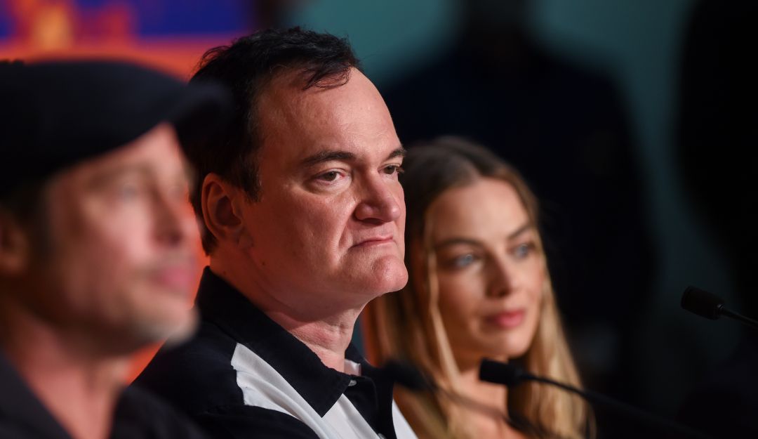 Quentin Tarantino and Margot Robbie