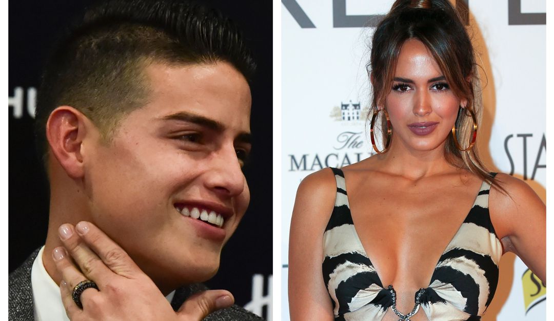 James Rodríguez y Shannon de Lima
