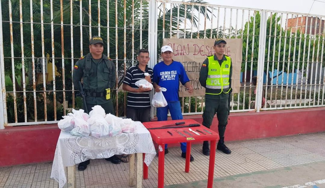 Policía Bolívar Mompox: Policía de Bolívar realiza "Plan Desarme" en el Distrito de Mompox