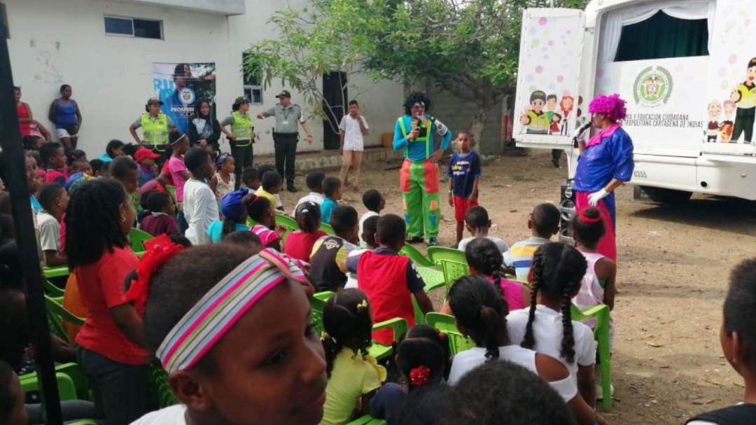 Realizan jornadas lúdicas para prevenir delitos en menores de Cartagena