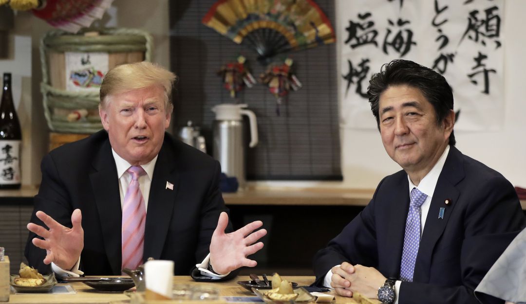 Trump en Japón