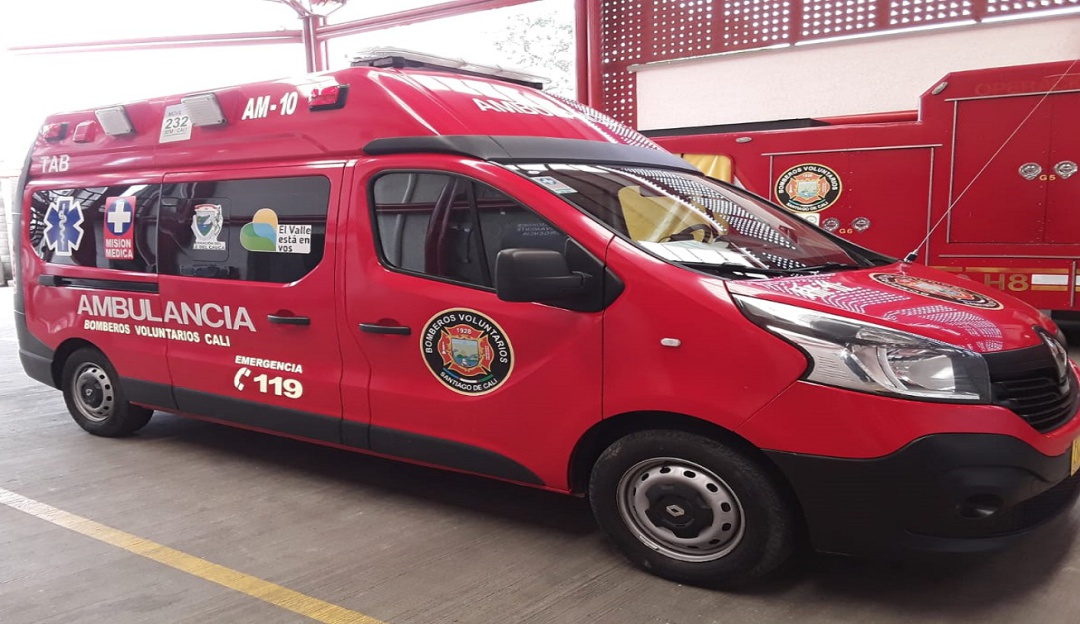 Paramédicos del Cuerpo de Bomberos víctimas de atraco al Oriente de Cali