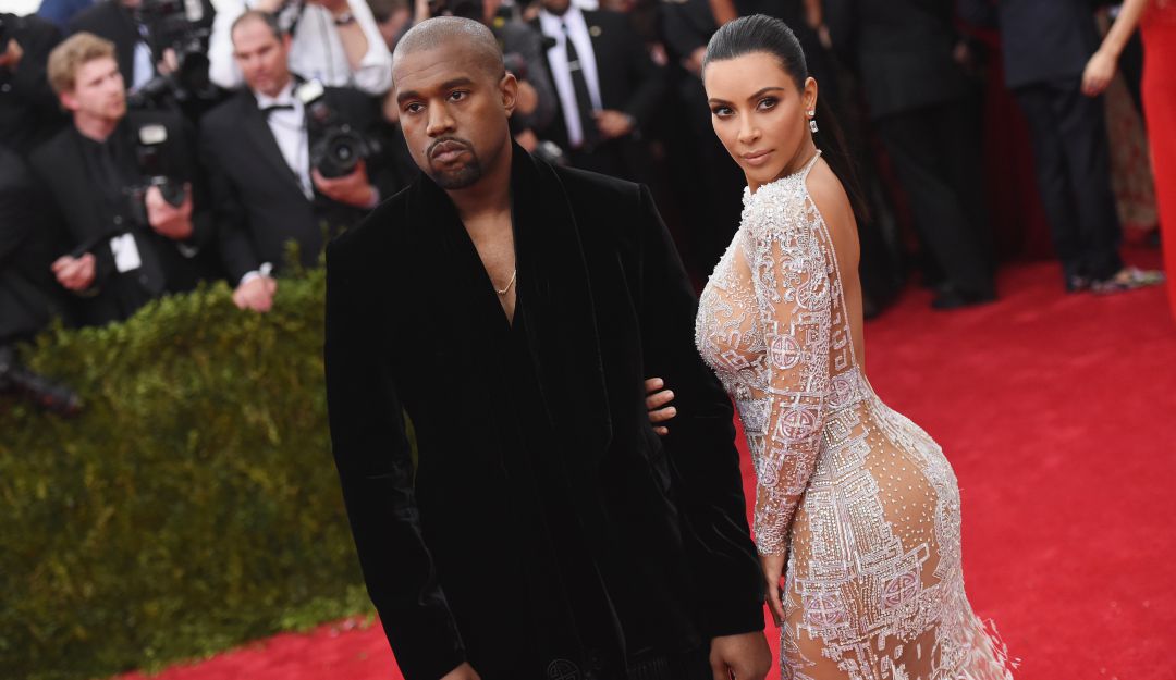 Kim Kardashian y Kanye West.