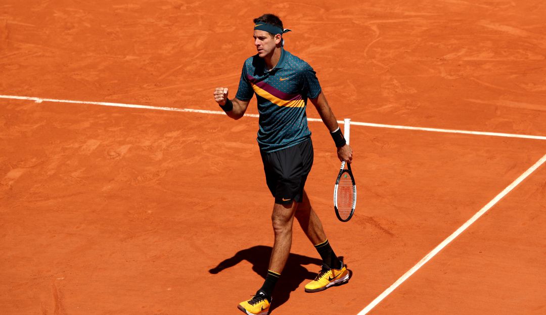 Roland Garros: Del Potro vacila ante Jarry pero acaba imponiendo su peso