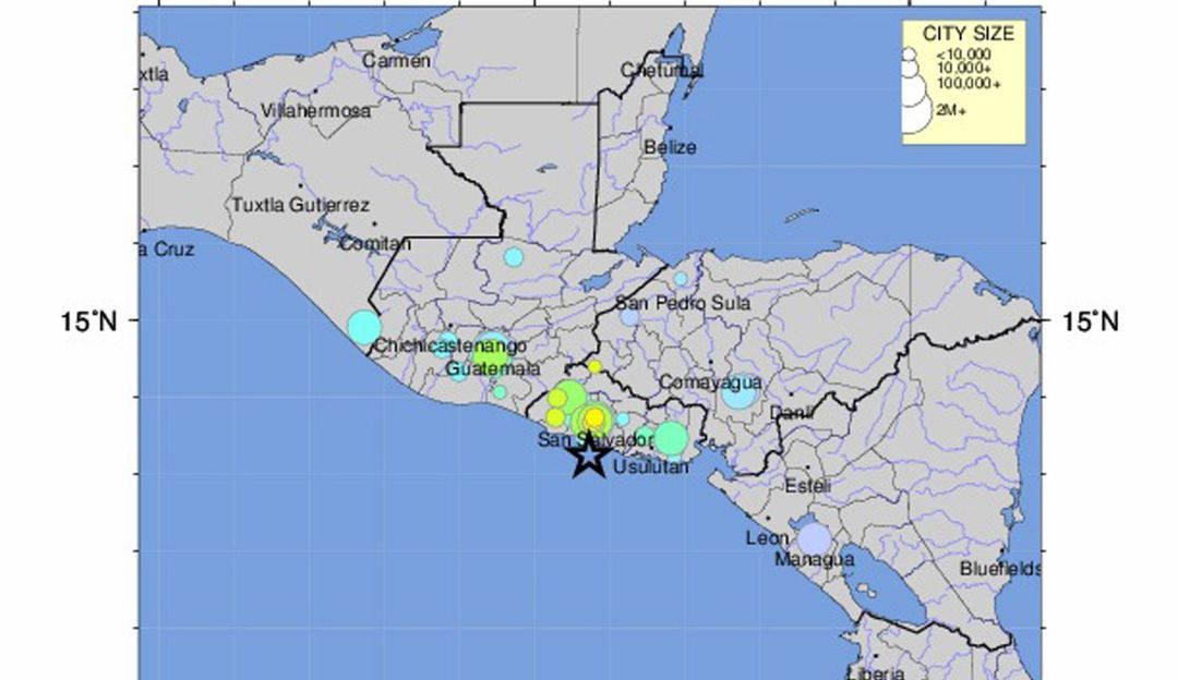 Temblor en Salvador: No hay daños graves generalizados tras sismo de magnitud 6.8 en El Salvador