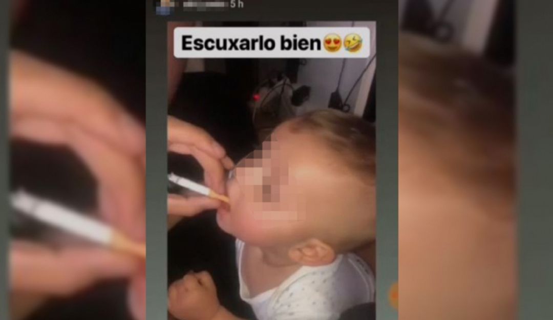 Niño de 11 meses fumando: ¡Indignación! Madre graba a su bebé fumando y lo publica en redes