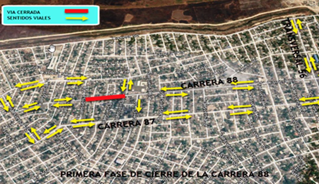 El Pozón Transcaribe: Cambios viales en El Pozón por reparación de vía por parte de Transcaribe