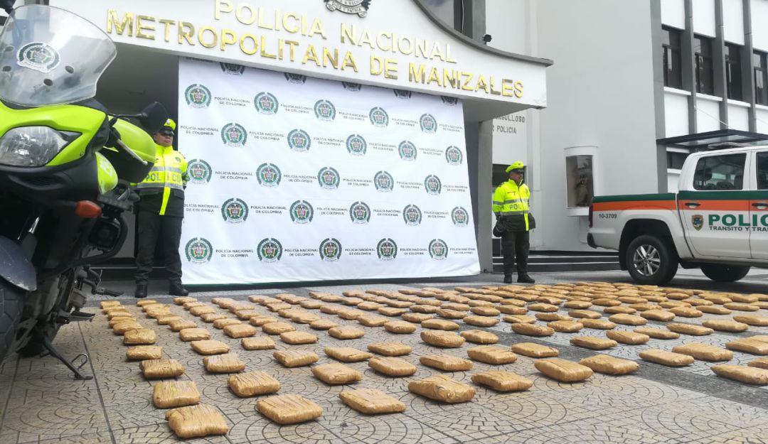 incautación marihuana estupefacientes camuflados: Incautan más de 100 kilos de marihuana al interior de un transformador