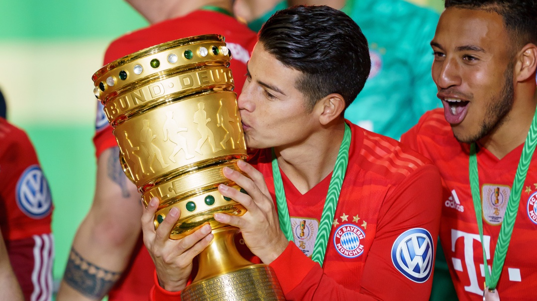 5 títulos y 15 goles: Balance de James en el Bayern