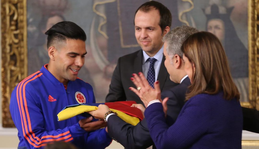 Partidos Selección Colombia: La Selección Colombia recibió el pabellón nacional previo a la Copa América