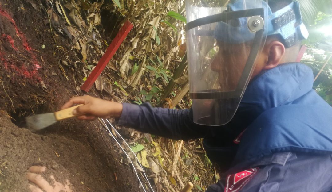 Municipios desminados del Tolima: En más de 20 municipios del Tolima avanza proceso de desminado