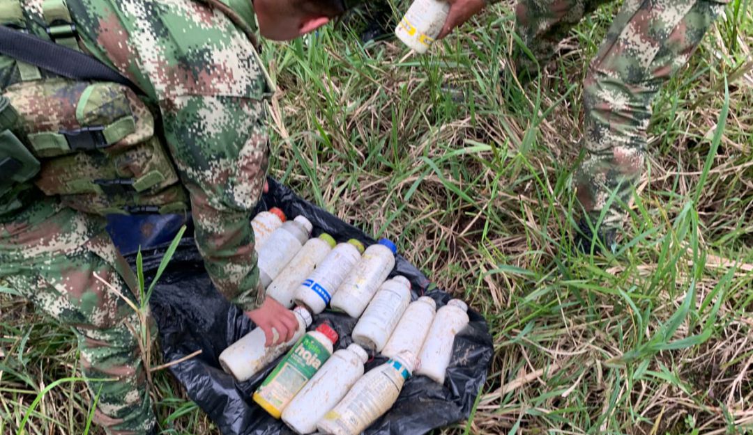 Explosivos decomisados: Decomisan explosivos en Nariño
