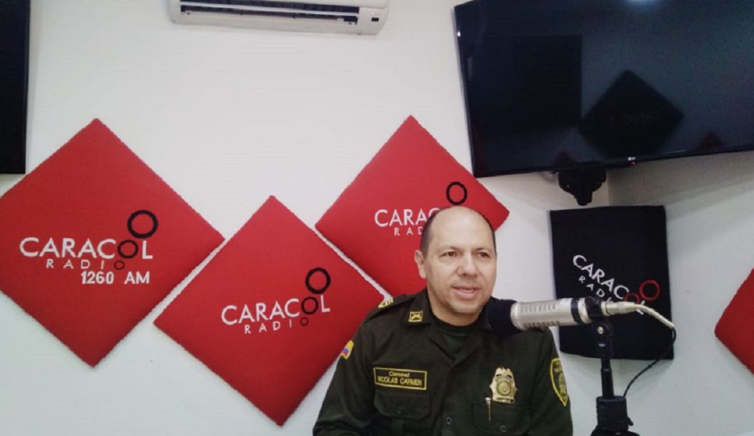 comandante policía Metropolitana Ibagué.
