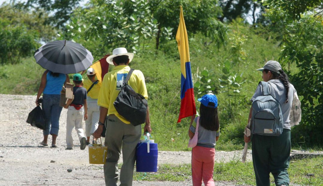 Desplazamiento en Colombia: UE destina 6 millones de euros a desplazados por el conflicto en Colombia