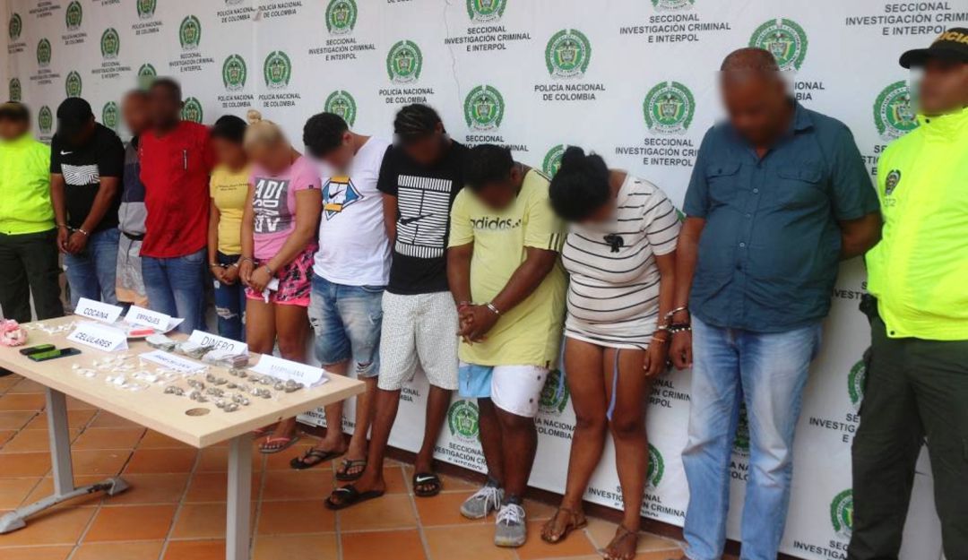 narcotráfico Cartagena: Golpe al narcotráfico en Cartagena con la captura de 10 personas
