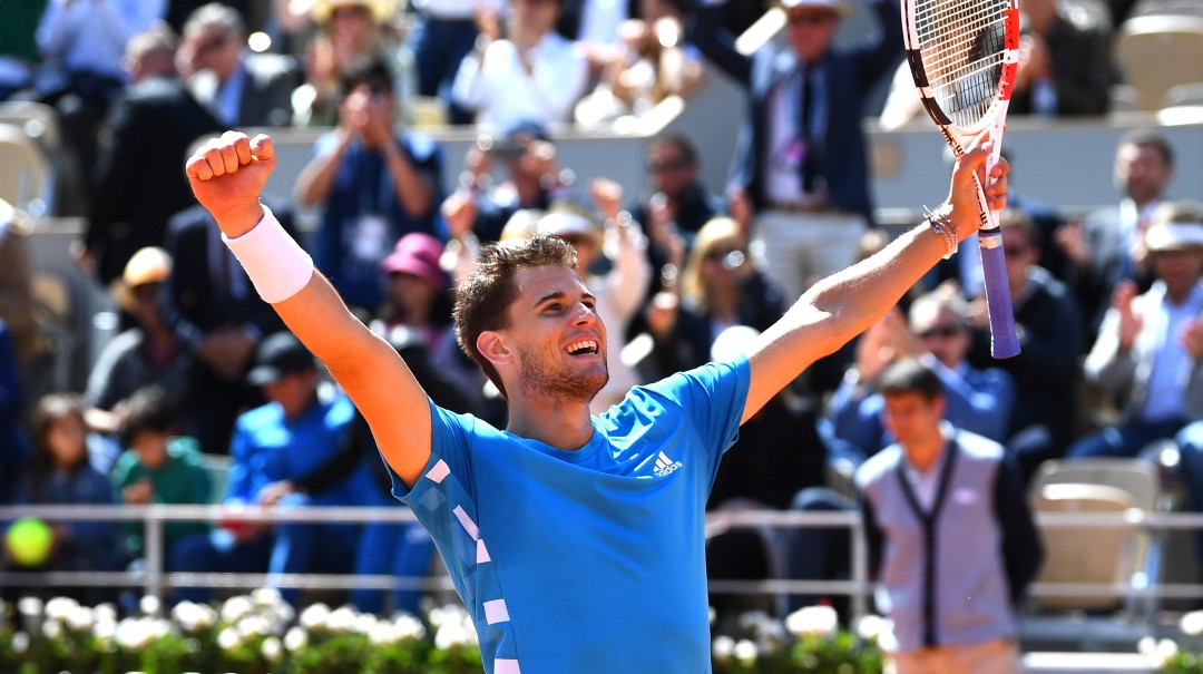 Thiem vence a la lluvia y a Djokovic para jugar la final de Roland Garros