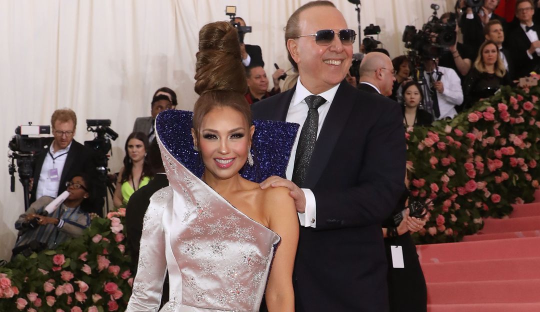 Thalía y Tommy Mottola.