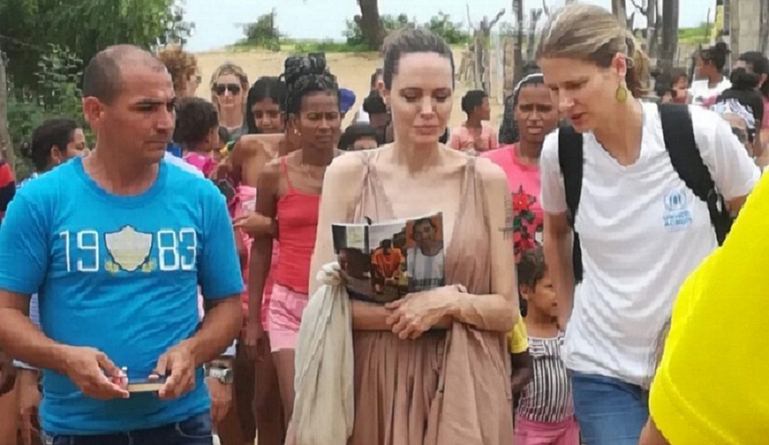 Angelina Jolie en Colombia