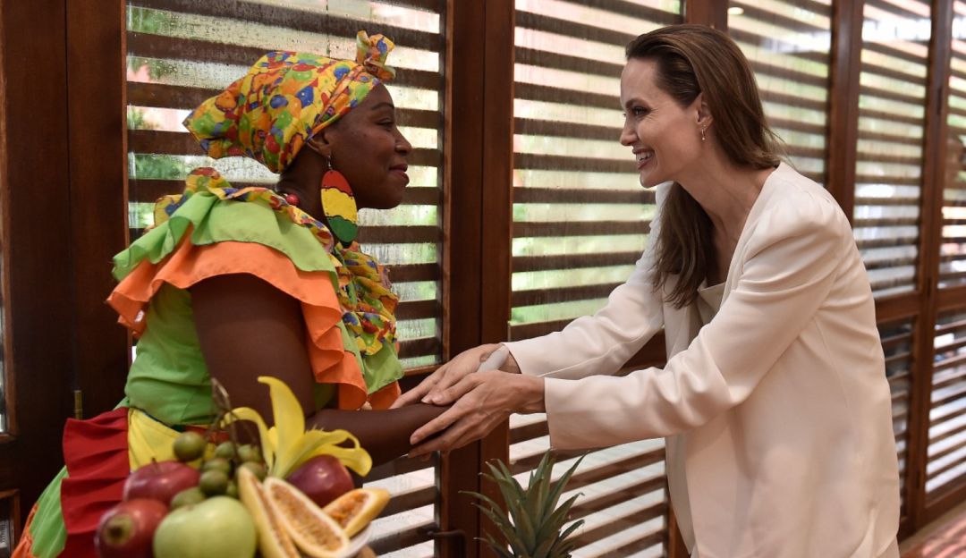 Visita Angelina Jolie Colombia Cartagena: “He visto sobrecargados los colegios y hospitales”: Angelina Jolie
