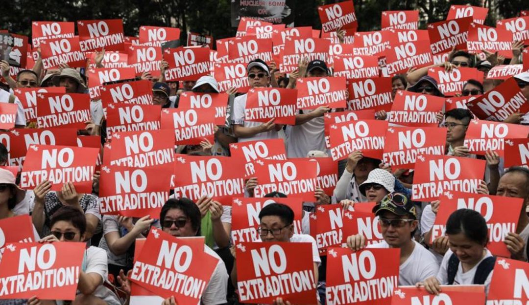 Enfrentamientos en Hong Kong tras manifestaciones contra ley extradición Enfrentamientos en Hong Kong tras manifestaciones contra ley extradición