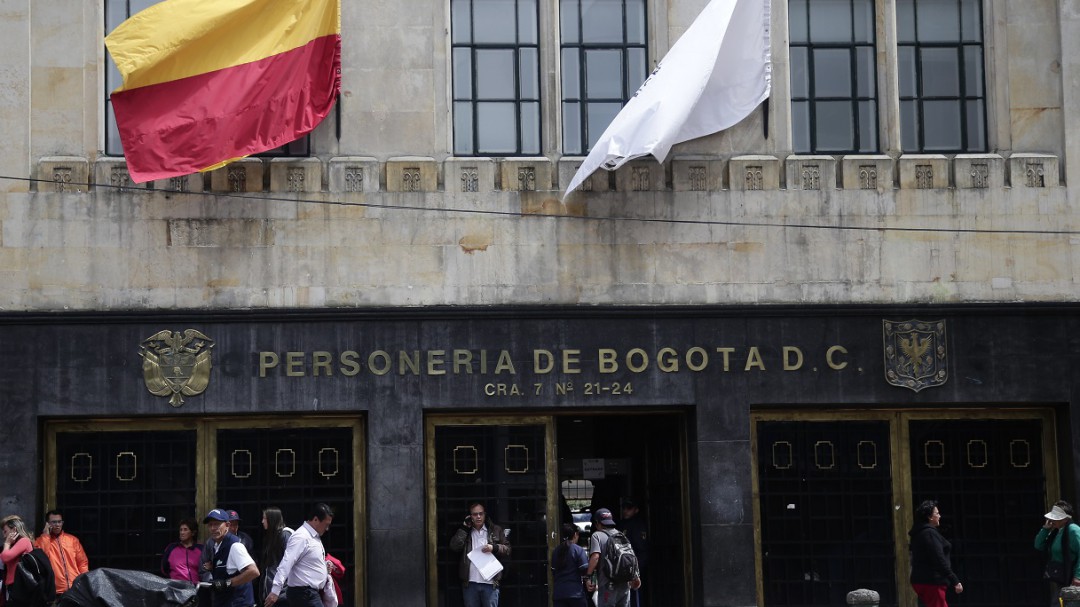 En la Personería de Bogotá el 85% de la contratación es directa