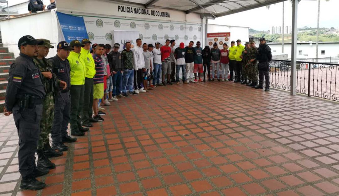 Grupo Cordillera: Desarticulada banda dedicada al tráfico de drogas en La Virginia