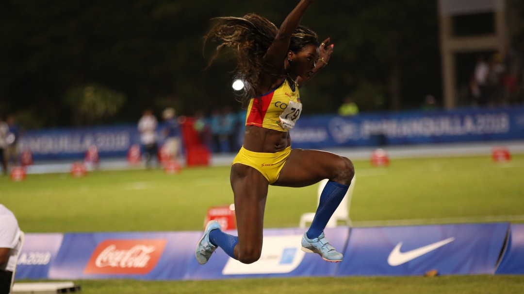 Caterine Ibarguen brilló en Oslo en la Liga Diamante