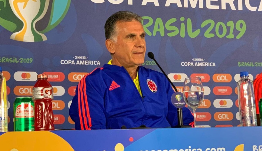 Selección Colombia Copa América 2019: Queiroz: "En estos torneos tan cortos cada partido es una final"