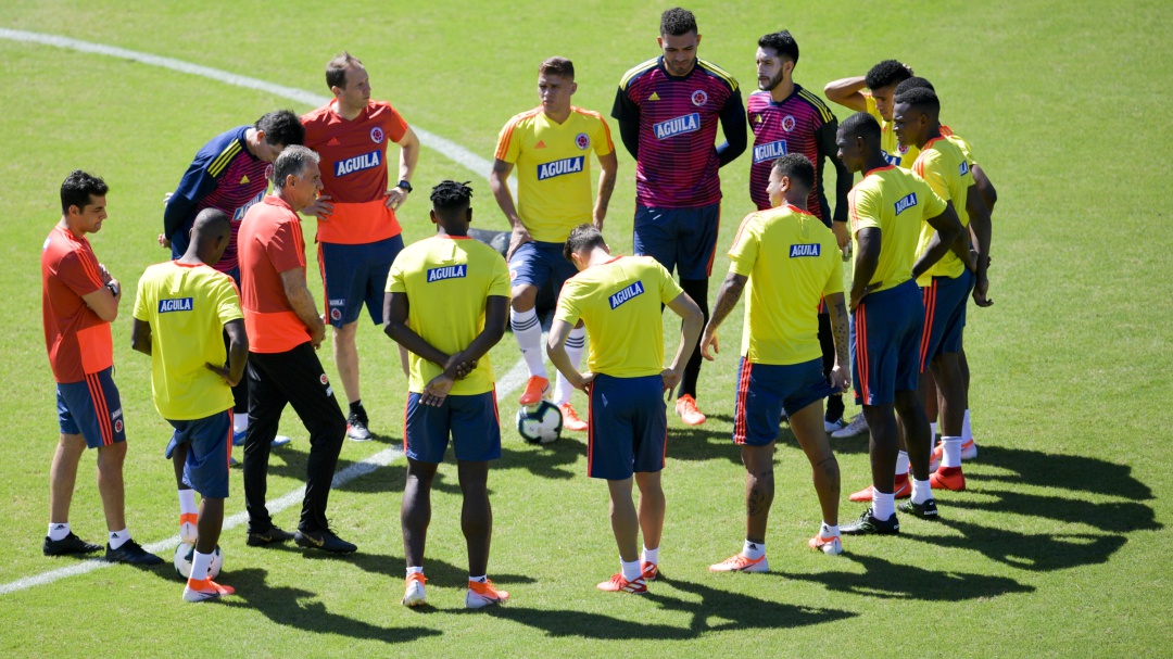 Colombia regresó a entrenamientos sin Muriel y Barrios