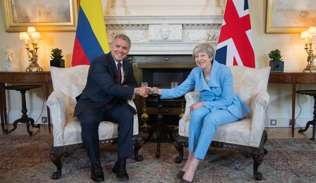 Duque visita Reino Unido: Reino Unido ofreció apoyo para crisis de los migrantes de Venezuela