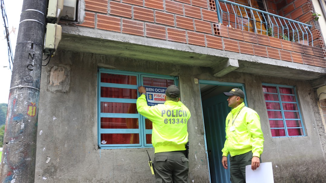 En Manizales se hizo la extinción de dominio de cuatro viviendas