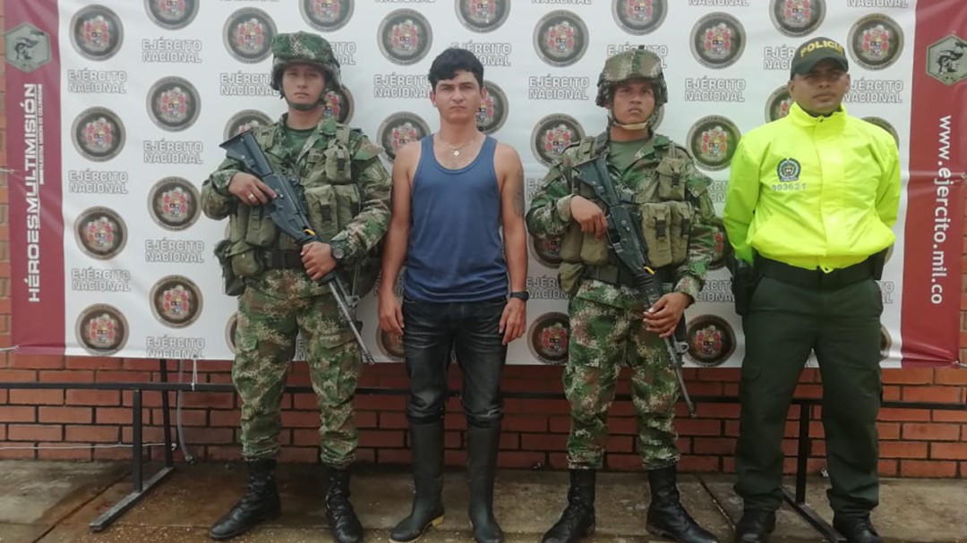 Capturado alias 'Alex Carrusiano', cabecilla del Grupo Armado Organizado