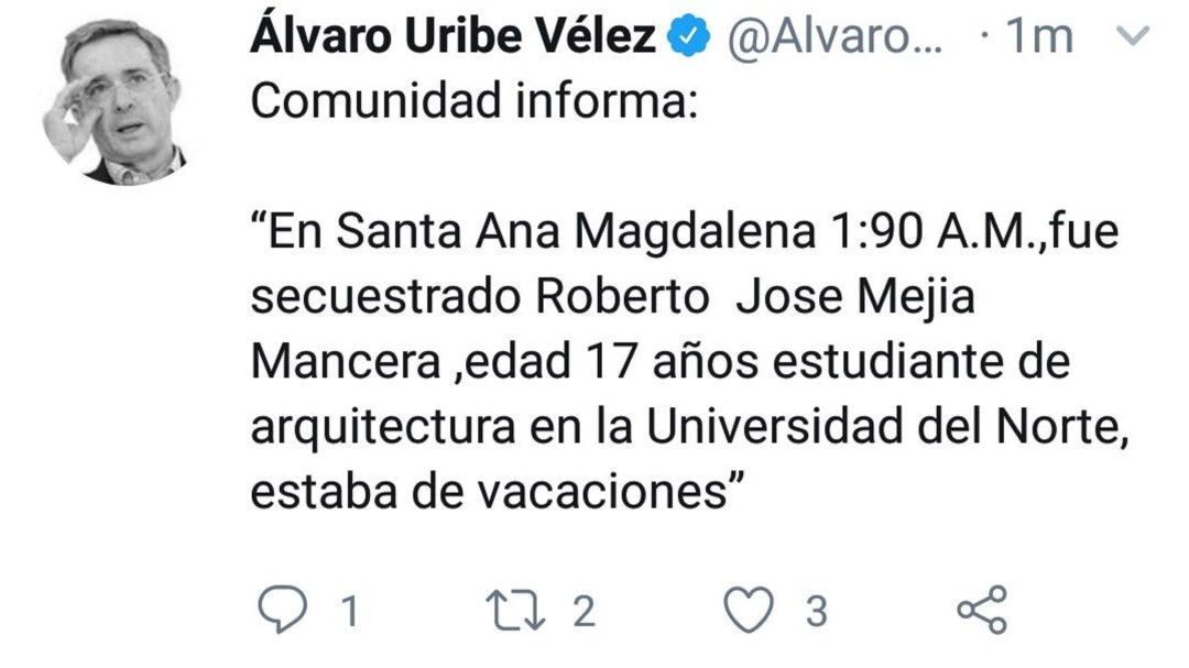 Estudiante de Universidad del Norte habría sido secuestrado en el Magdalena
