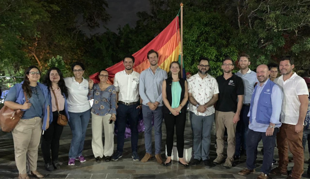 Evento realizado en la Plaza de la Paz