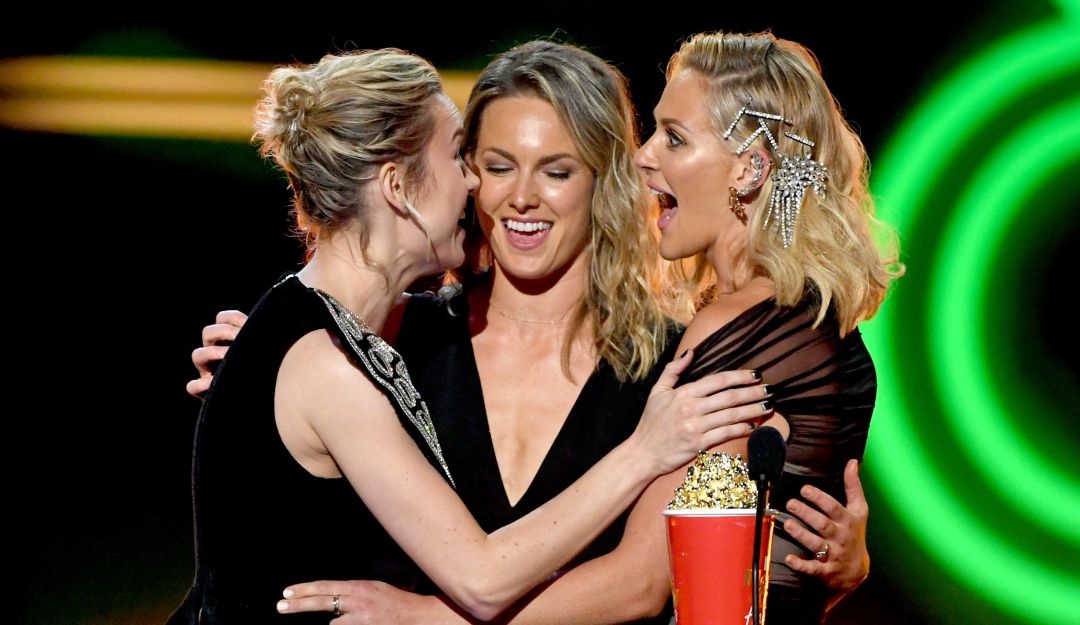Brie Larson, Ingrid Kleinig y Joanna Bennett