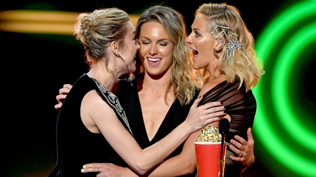 El bello gesto de Brie Larson en el escenario de los premios MTV Award